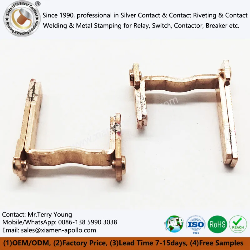 Copr wedi'i stampio ar gyfer switsh