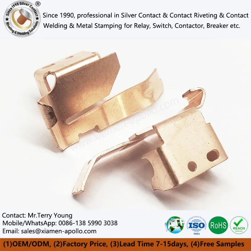 Stampio Copr Cysylltiadau Gwanwyn Ar gyfer Switsh Trydanol