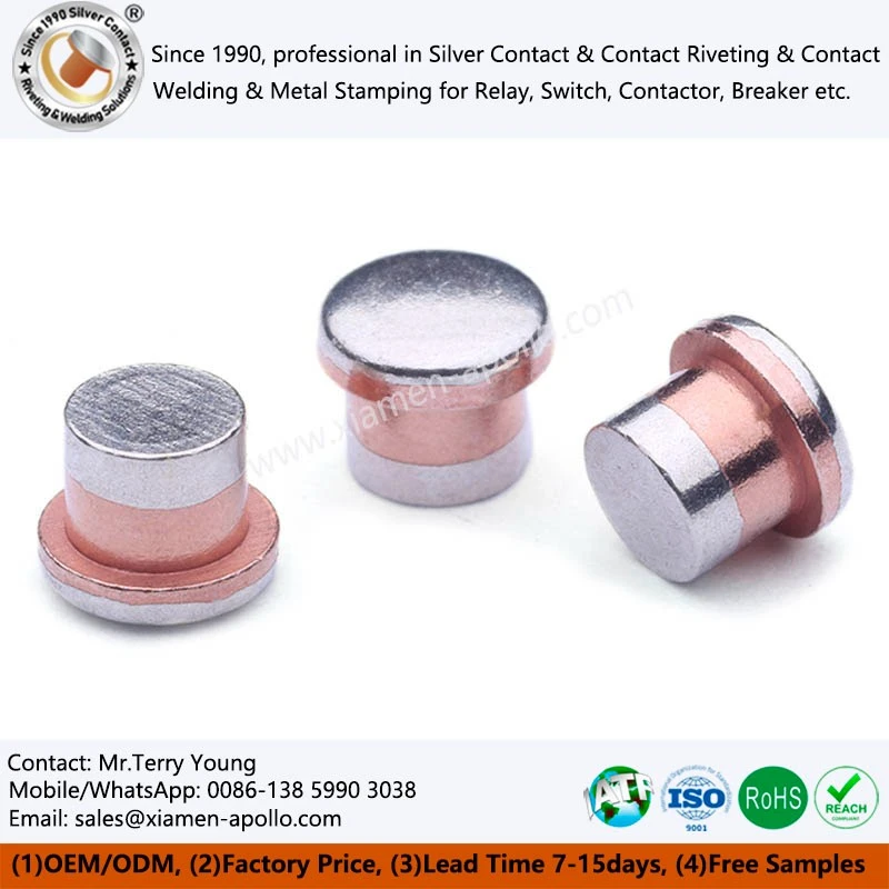 Trimetal Contact Rivets