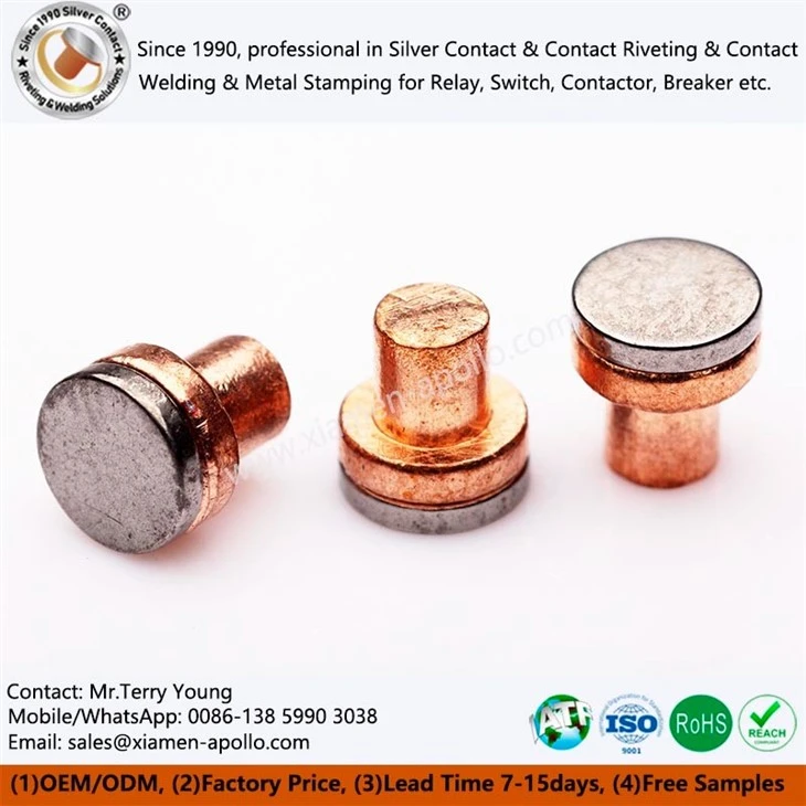 Tungsten Contact Rivets