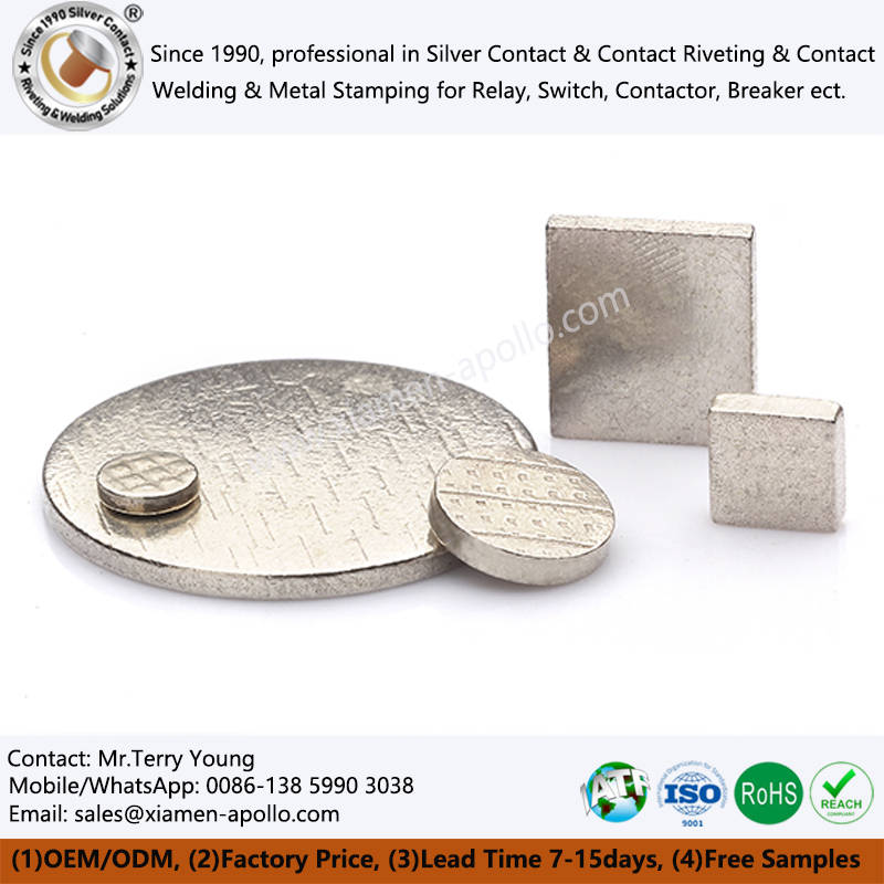 Brazed Silver Contacts Brazed Silver Contacts