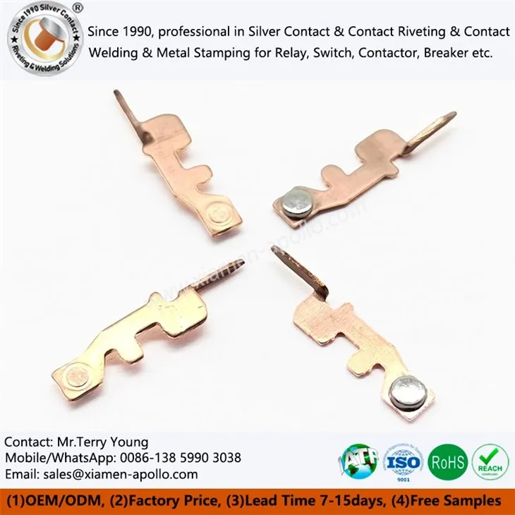 Riveted Armature Parts with Beryllium Copper Riveted Armature Parts with Beryllium Copper