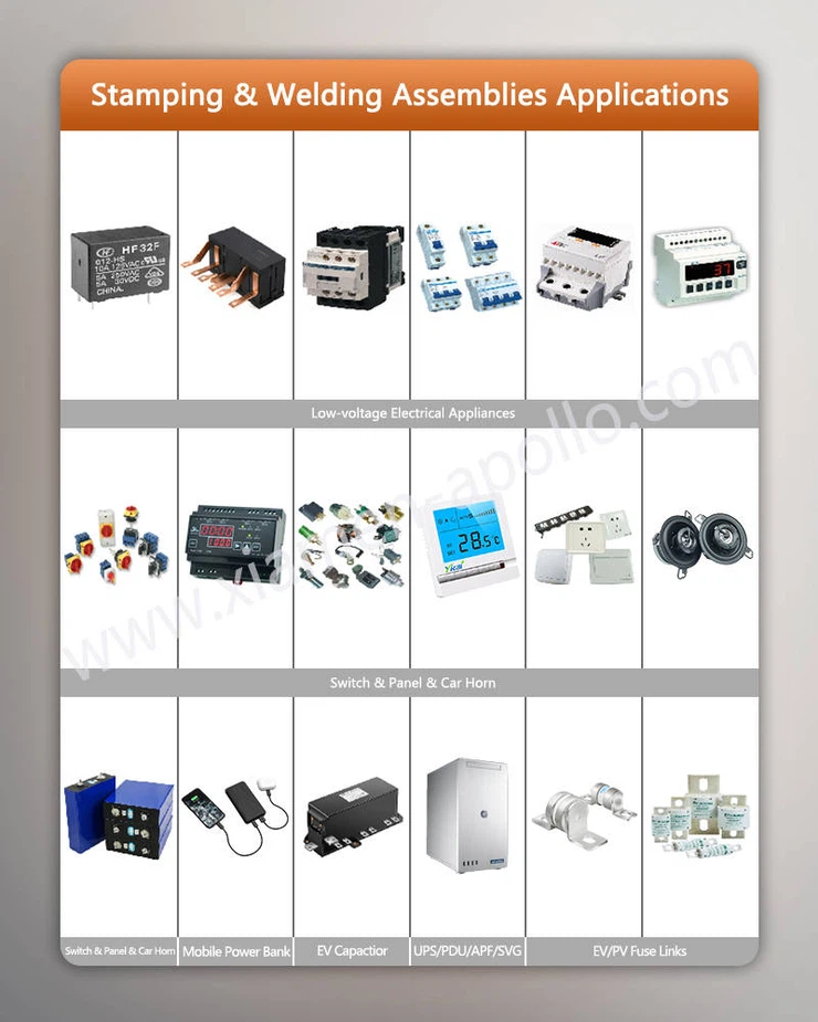 Brass Metal Stamping Parts Electrical Accessories Components and Welding Assemblies Applications Brass Metal Stamping Parts Electrical Accessories Components and Welding Assemblies Applications