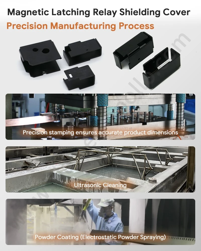 Relay EMI Shield Cover Precision Manufacturing Process Relay EMI Shield Cover Precision Manufacturing Process