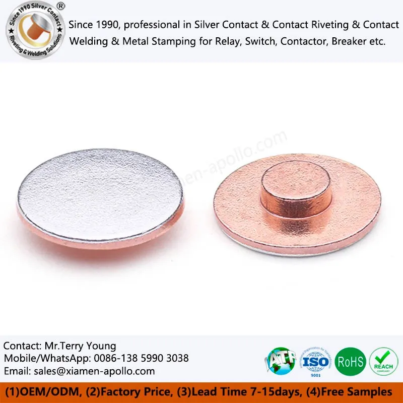 Cold Headed Bimetal Contacts