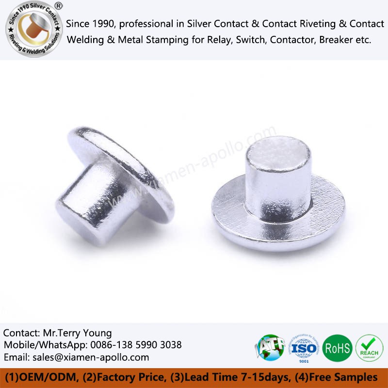 Bimetal Contacts with Silver Plated Bimetal Contacts with Silver Plated