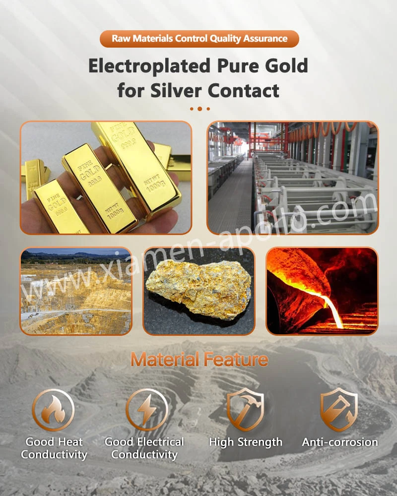 Electroplated Pure Gold for Gold Coating Electrical Rivets Electroplated Pure Gold for Gold Coating Electrical Rivets