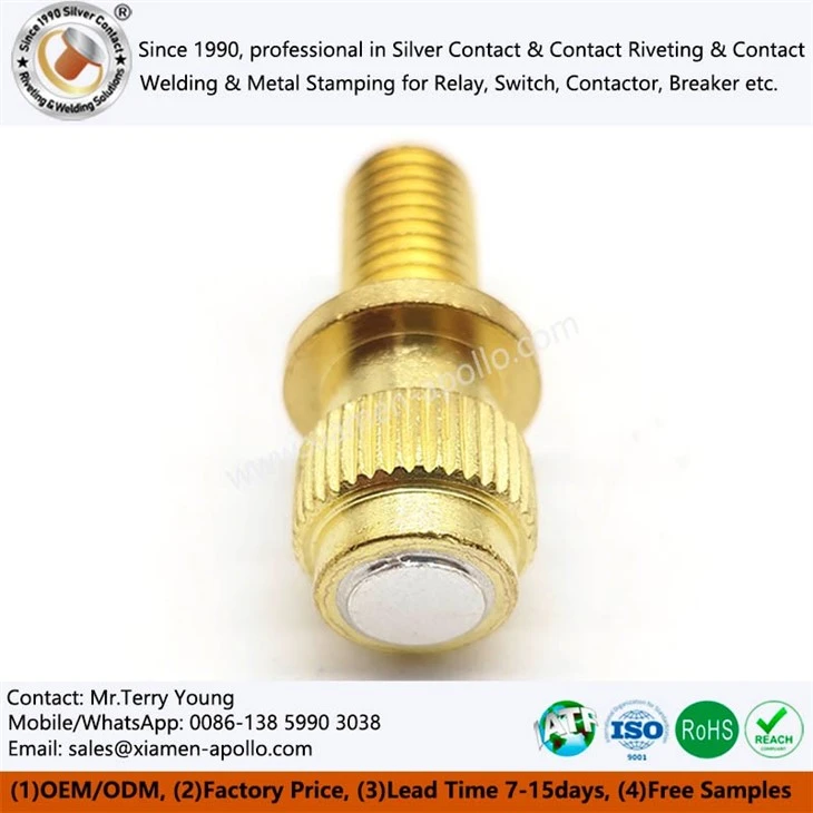 Brazing Silver Contacts to Copper Bars