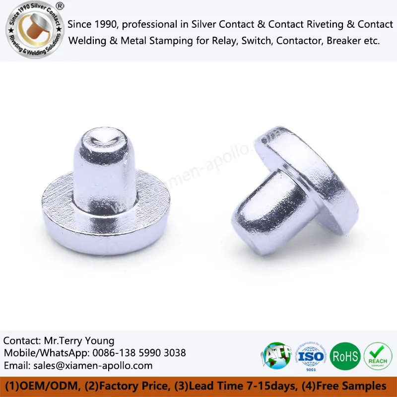 Cysylltiadau copr platiog arian