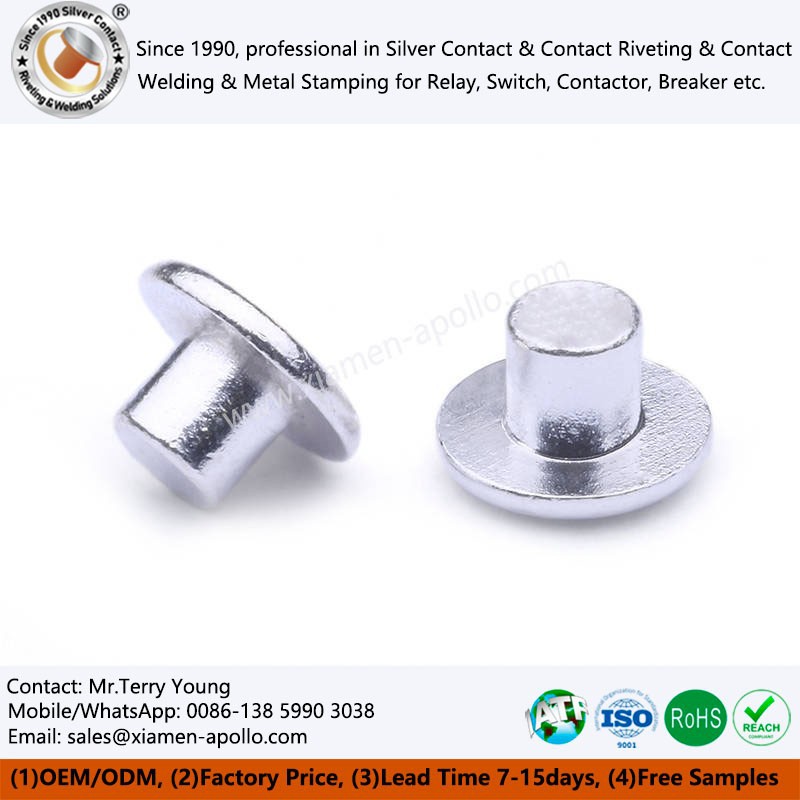Bimetal Contacts with Silver Plated Bimetal Contacts with Silver Plated