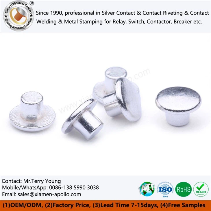 Bimetal Contacts with Silver Plated