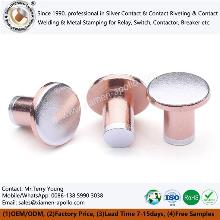 Cysylltiadau trydanol tri metel