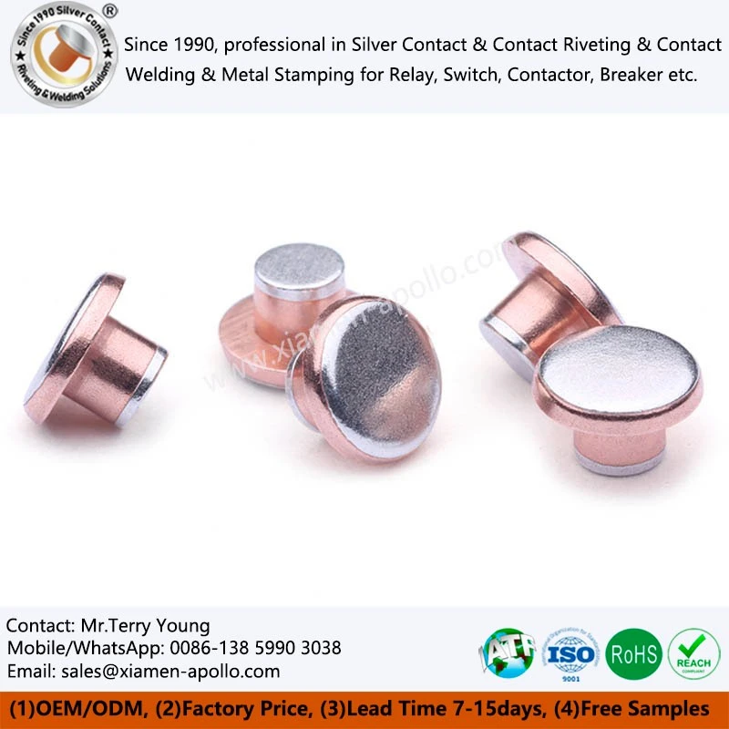 Trimetal Electrical Rivets