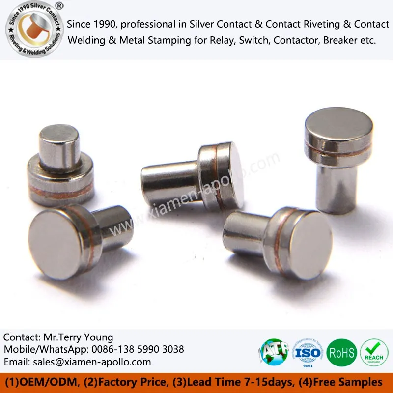 Iron Tungsten Contact Rivets Iron Tungsten Contact Rivets